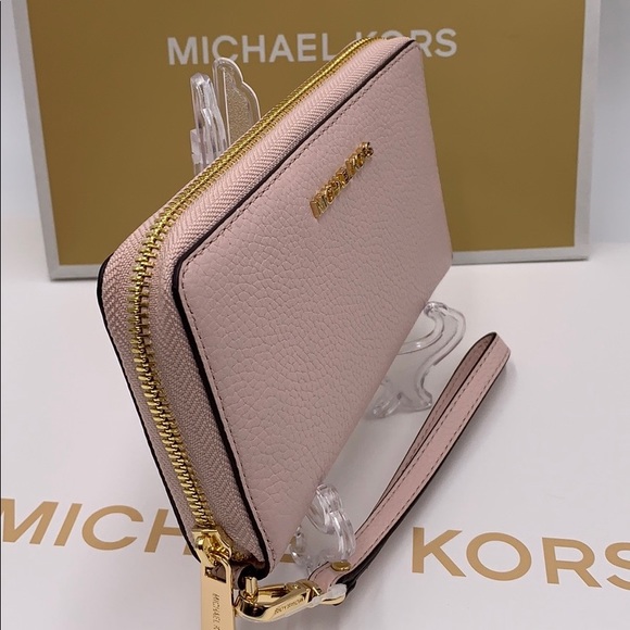 Michael Kors Jet Set Travel Phone Wallet Wristlet - Picture 13 of 16